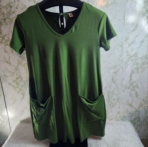 Perfectshe Green Short Sleeve Shorts Romper